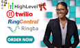 ringba ringcentral twillo gohighlevel a2p 10dlc registration tcr compliance