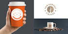 design minimal coffee, café, restaurant logo design
