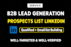 do linkedin prospecting and b2b targeted outreach