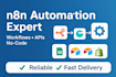 build n8n automation workflows to automate your business tasks and API