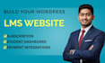 create wordpress lms and elearning platform with interactive courses
