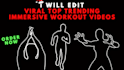 create workout, exercise, and warm up gym videos