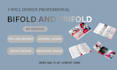 do professionally designed bifold or trifold design