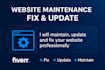 maintain, update your website and mobile app professionally