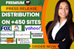 write SEO press release for crypto tech entertainment and PR distribution