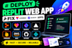 deploy replit web app fix lovable base44 apps vercel firebase AWS github netlify