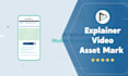 create 2d ai saas explainer video, animated explainers, ai product