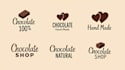 design outstanding chocolate heart sweet logo