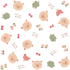 draw cute, seamless baby patterns