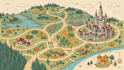 drawn map illustration fantasy city map maker design