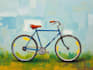 paint your cycle oil painting style