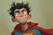 illustrate wonderful superhero comic cartoon character yourself