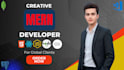 custom website as mern stack website developer, website development