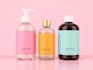 design cosmetic packaging and label for bottle or jar mockup