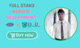 develop a custom full stack laravel website