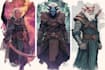 draw dnd character design and illustration