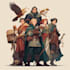 make dnd group party dnd character art llustration