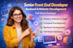 your senior front end developer backend website development full stack developer