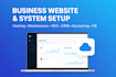 develop and maintain your website with erp, CRM, accounting and analytics