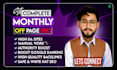 do monthly SEO off page backlinks for top google ranking