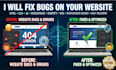 fix bugs on your website