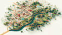 do vector map illustration and event map