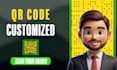 generate a custom qr code design with logo in 30 min