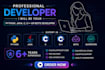 be your python,java,c,cpp or bots developer