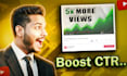 design high CTR youtube thumbnails