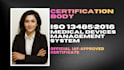provide iso 13485 certification and documentation