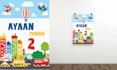 create birthday event party graphics and print ready