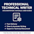 write professional technical documentation, manuals, and guides