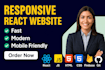 build a responsive react website
