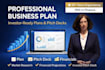 write a portugal visa, ifici, investor, bank business plan