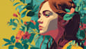 draw pretty vector art illustrations for you