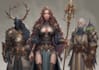 create fantasy concept art and dnd characters design