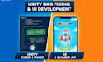 fix your unity game bugs crashes errors UI logic performance