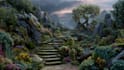 digitally paint fantasy landscape