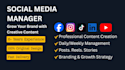 expert social media manager and creative content creator