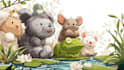 draw cute cartoon or animal illustration