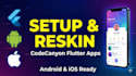 be your flutter developer to reskin android ios app