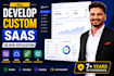 develop a custom saas or web application