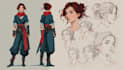 character concept art and character design