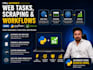 automate web tasks, scraping and workflows using python selenium
