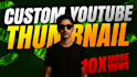 design eye catching custom youtube thumbnails that boost CTR and get 10x