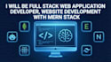 be  full stack developer, website development with mern stack