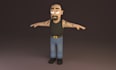 create stylized low poly 3d character in blender
