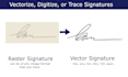 digitize, vectorize, and clean your hand drawn signature professionally