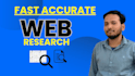 provide US based business research, data entry