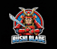 do a samurai mascot logo with t shirt design